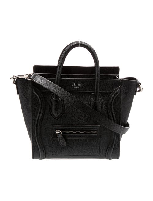 Celine Leather Luggage Nano