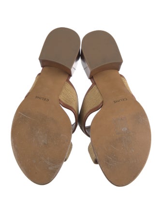 Celine Leather Slides