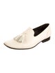 Celine Leather Tassel Accents Loafers