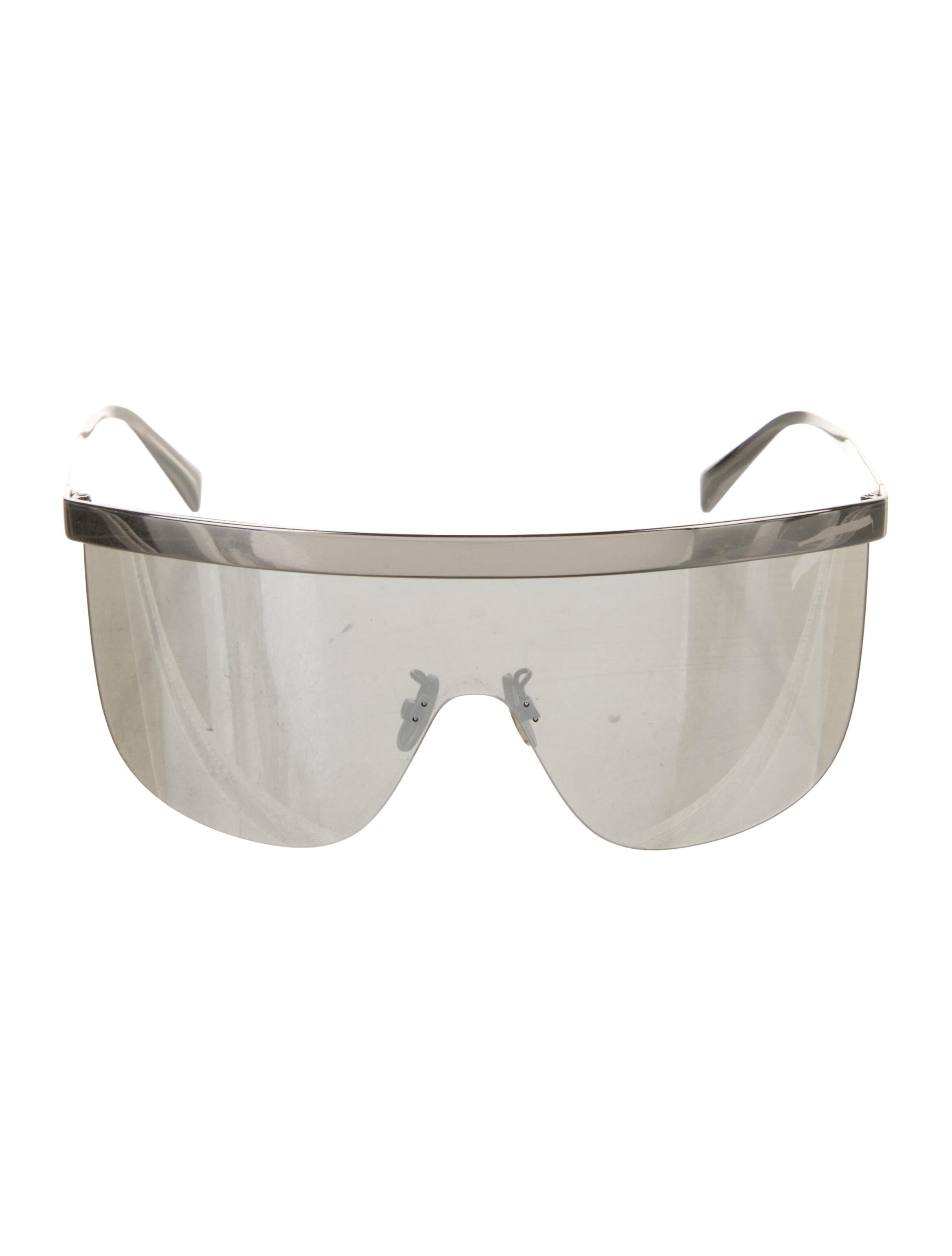 Celine Shield Mirrored Sunglasses