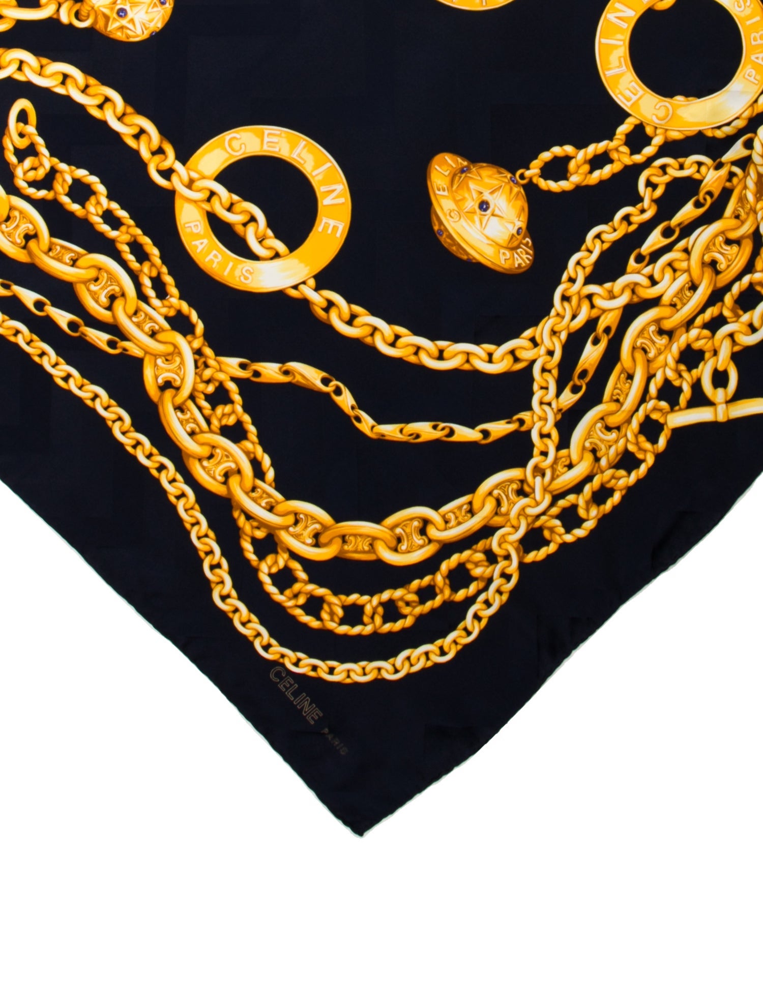 Celine Silk Printed Bandana