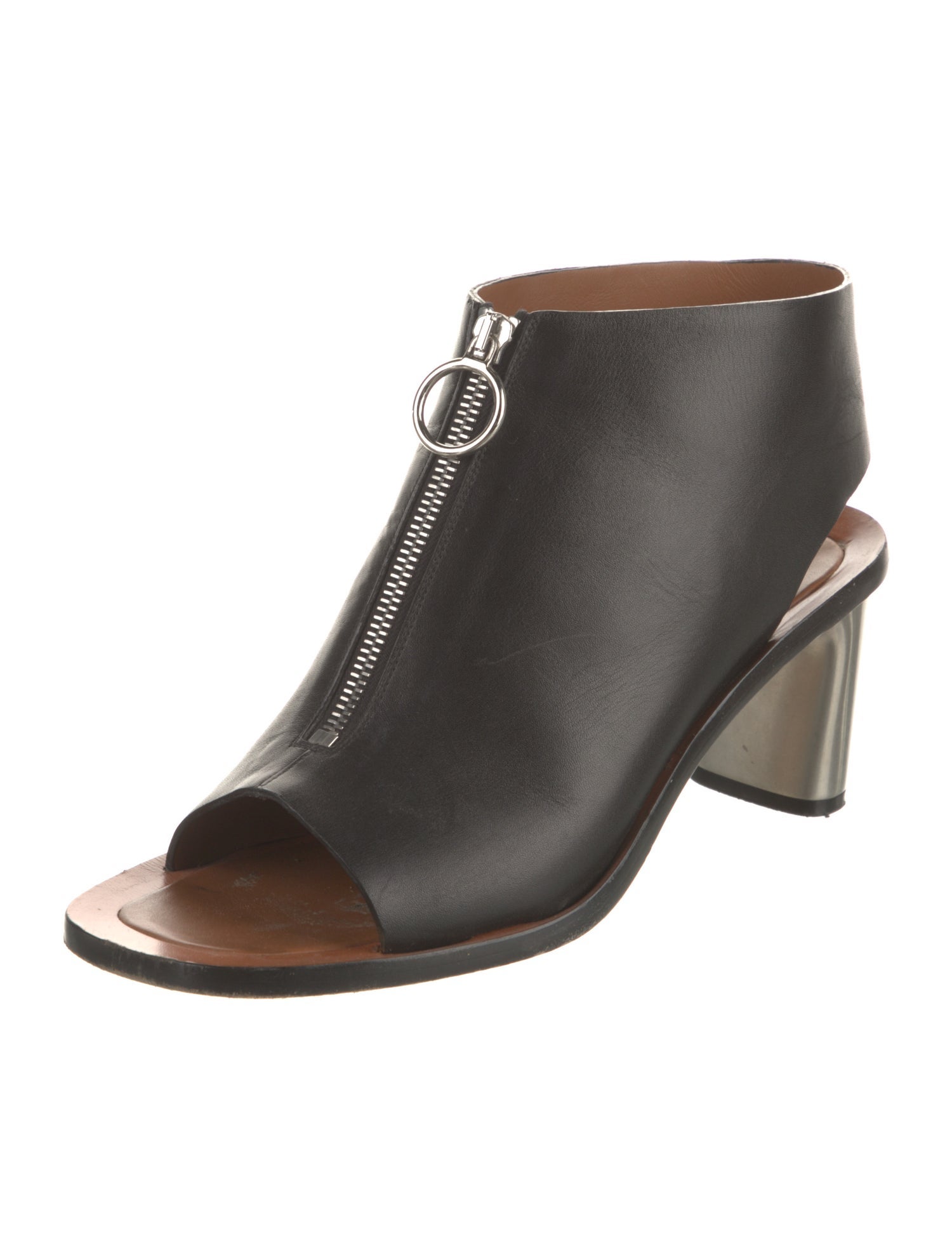 Celine Leather Slingback Sandals
