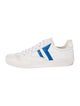 Celine Canvas Leather Trim Embellishment Sneakers