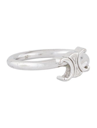 Celine Triomphe Asymmetric Ring
