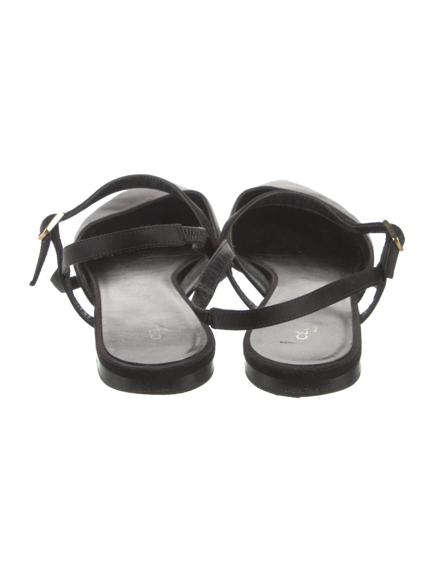 Celine Suede Slingback Flats