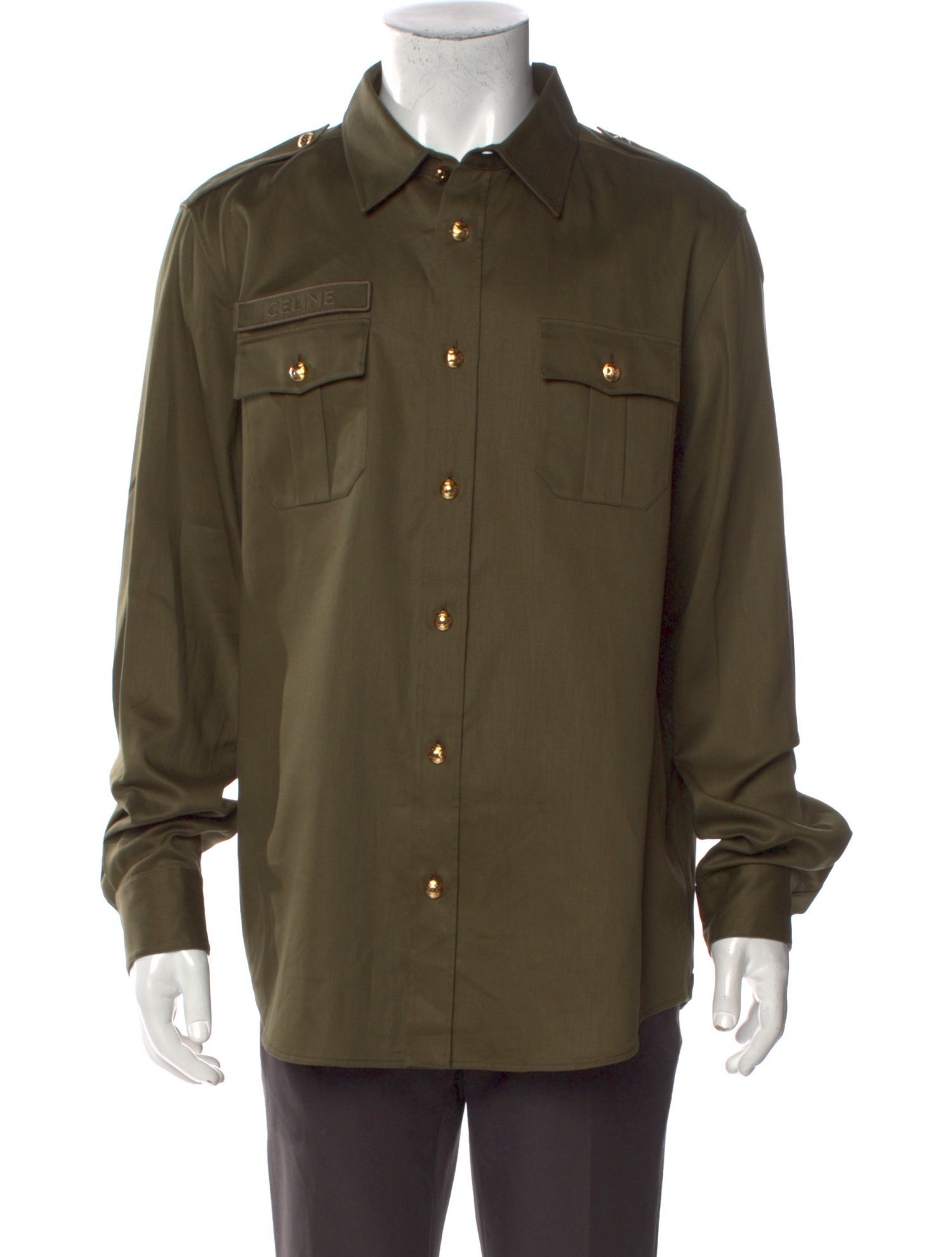 Celine Military Long Sleeve Shirt