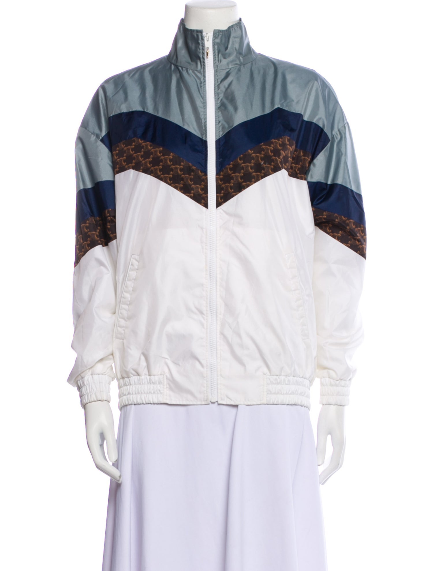 Celine Striped Bomber Jacket