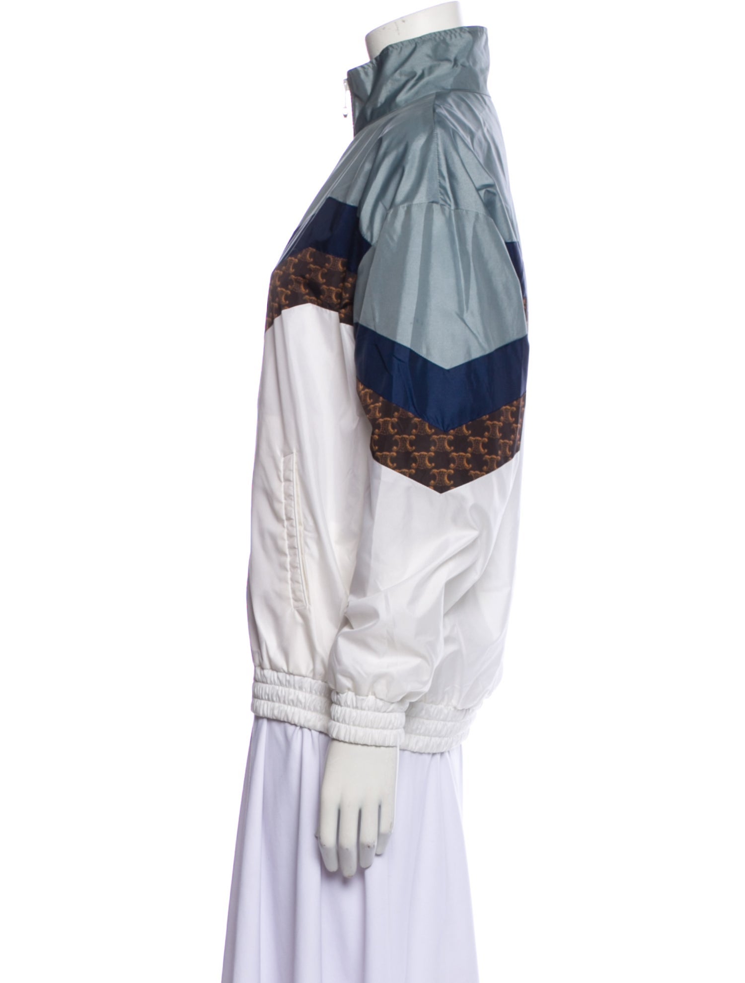 Celine Striped Bomber Jacket