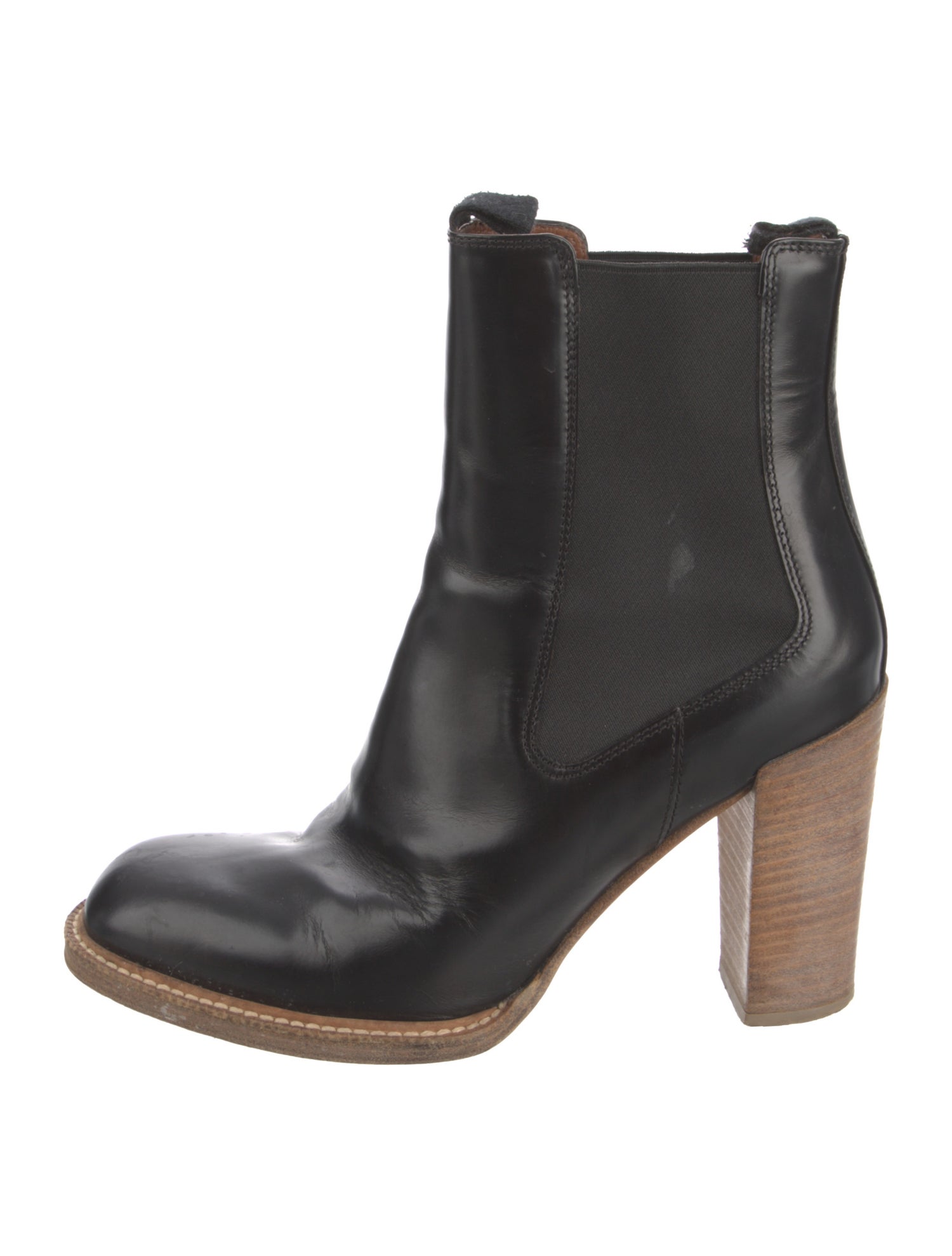 Celine Leather Chelsea Boots