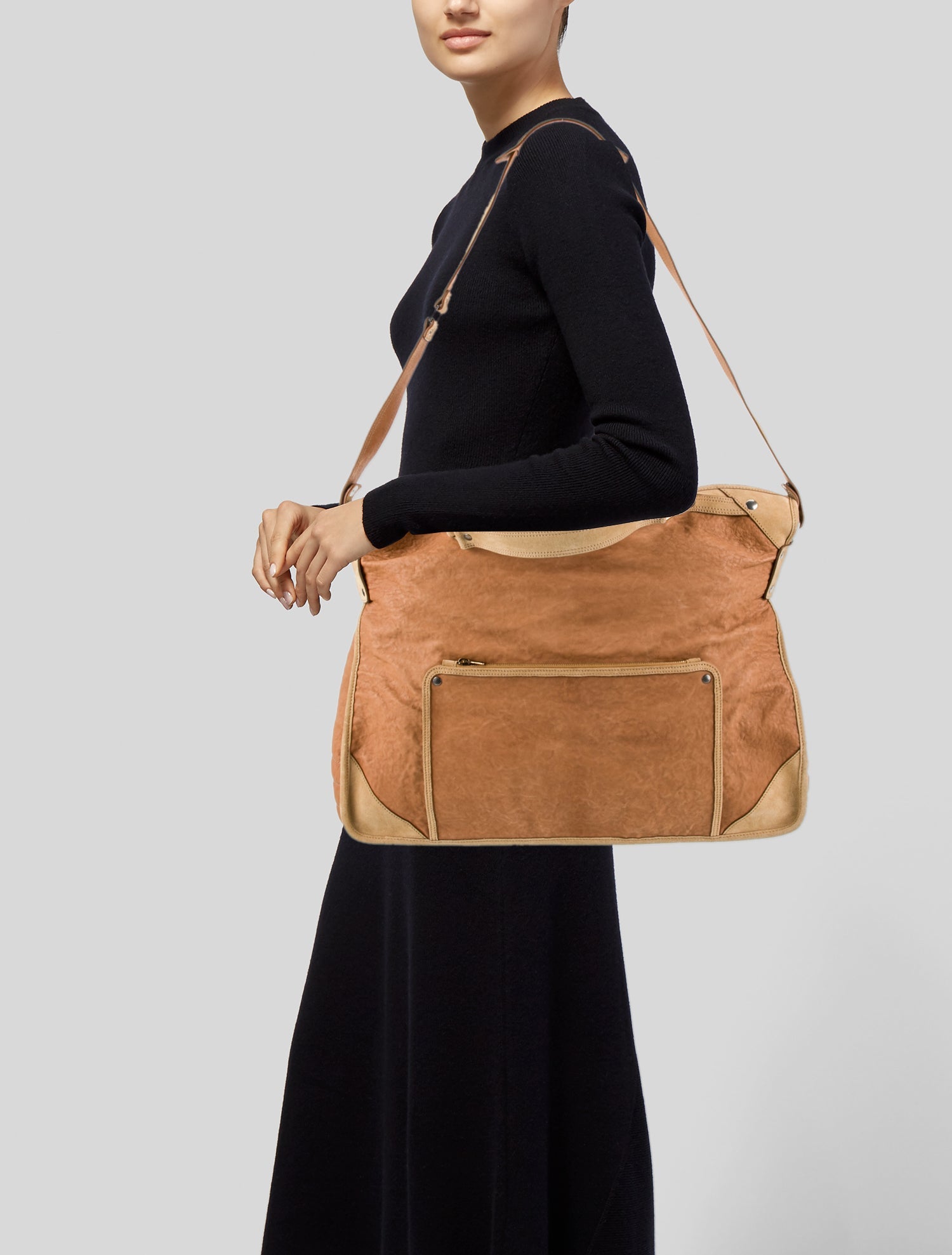 Celine Leather Shoulder Bag Vintage