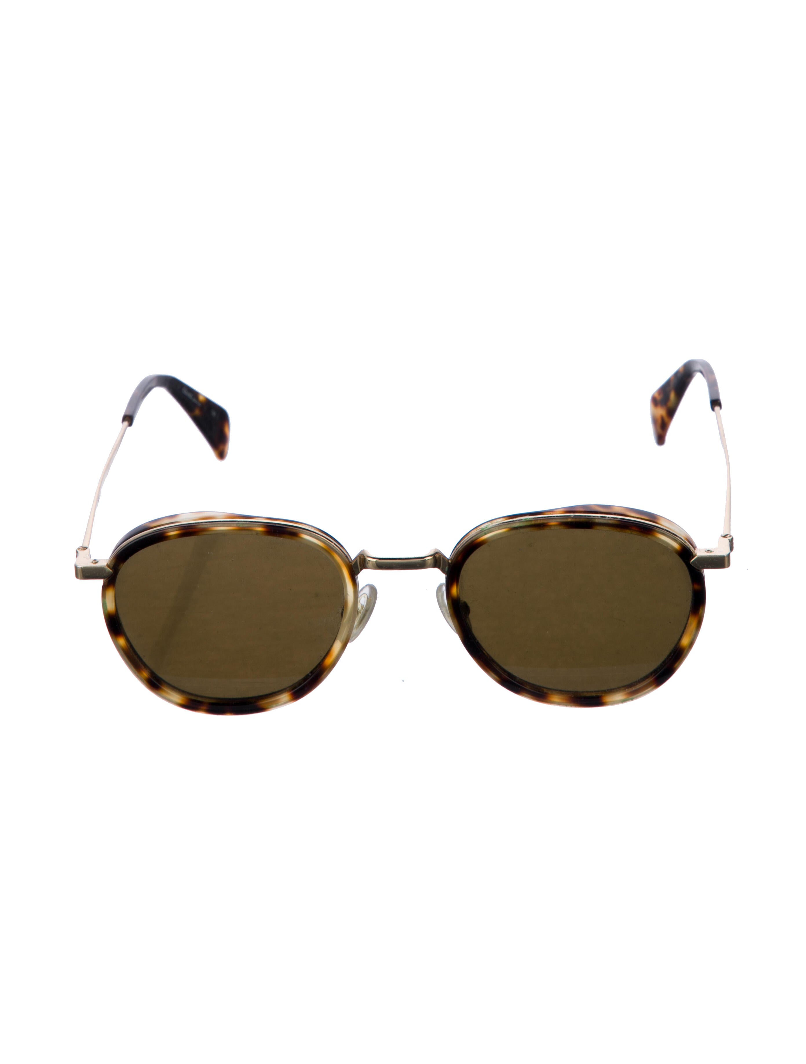 Celine Round Mirrored Sunglasses