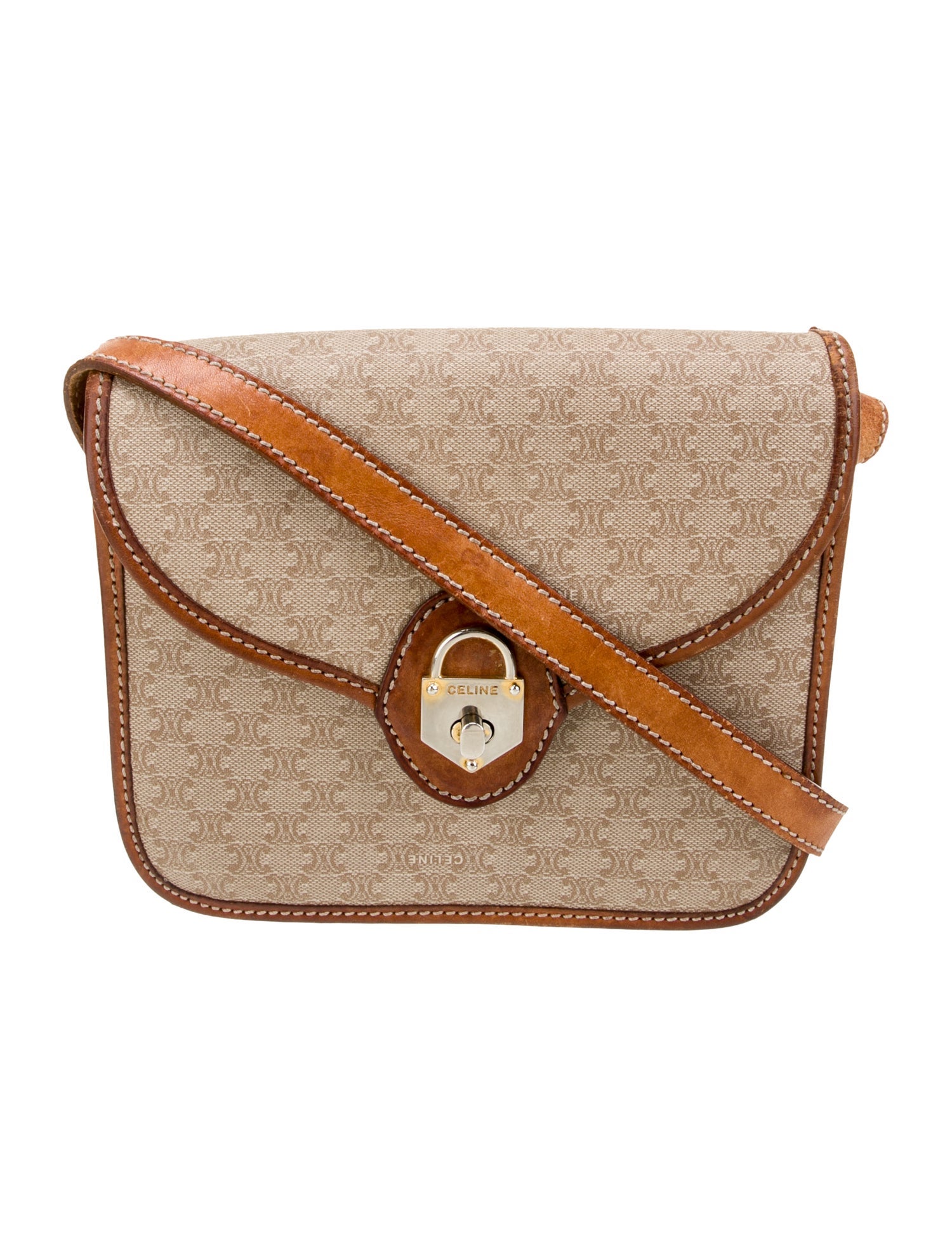 Celine Macadam Crossbody Bag Vintage