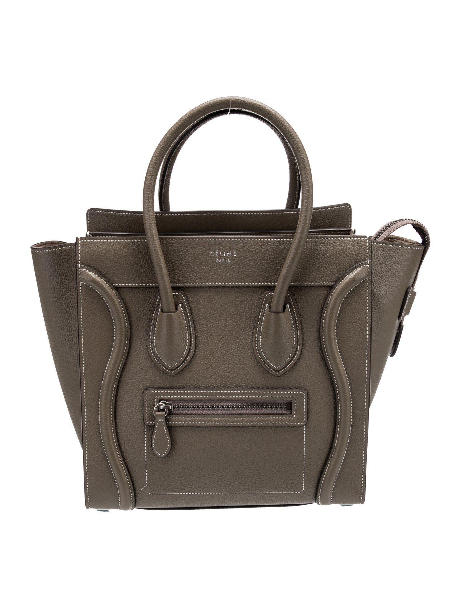 Celine Leather Luggage Micro
