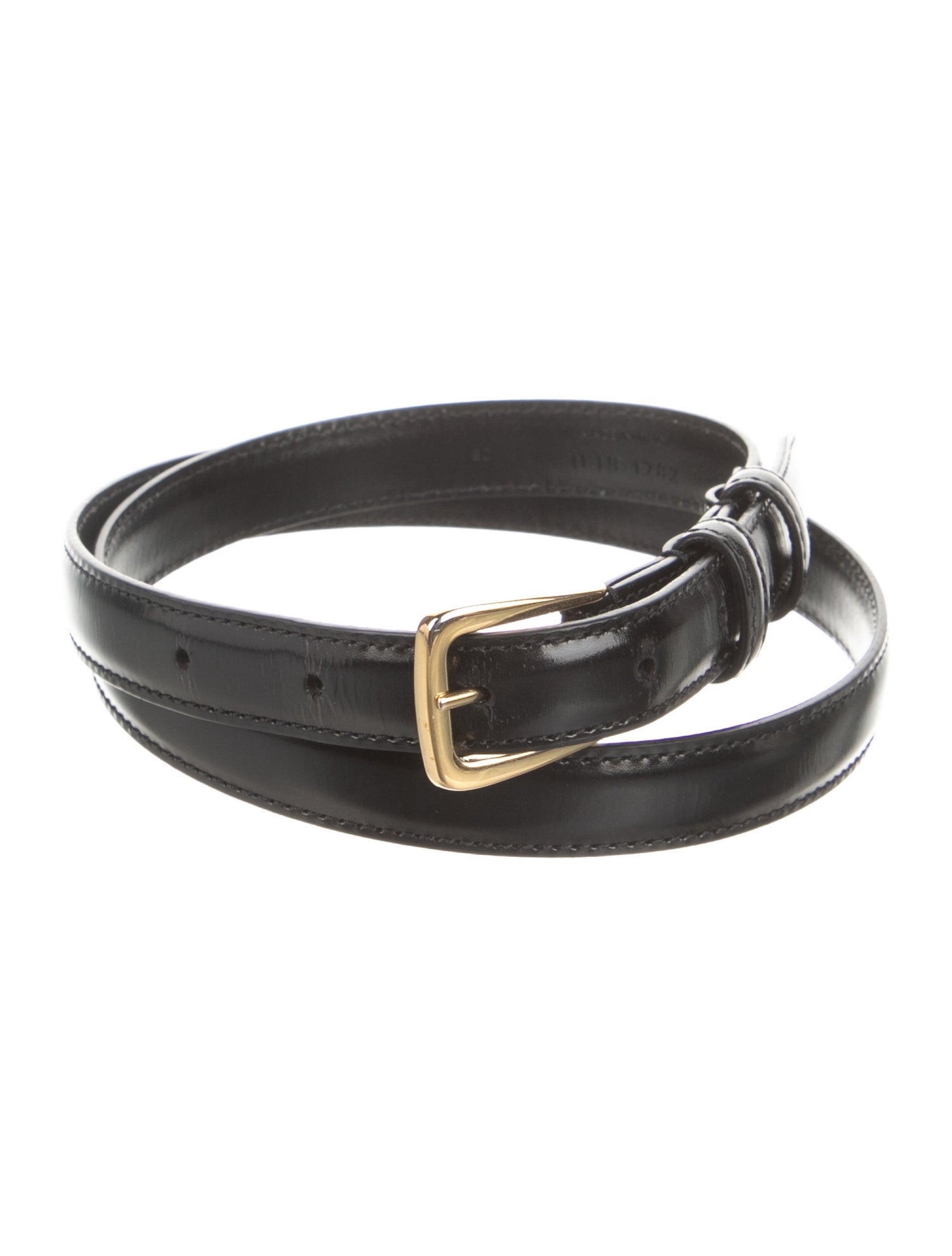 Celine Skinny Leather Belt