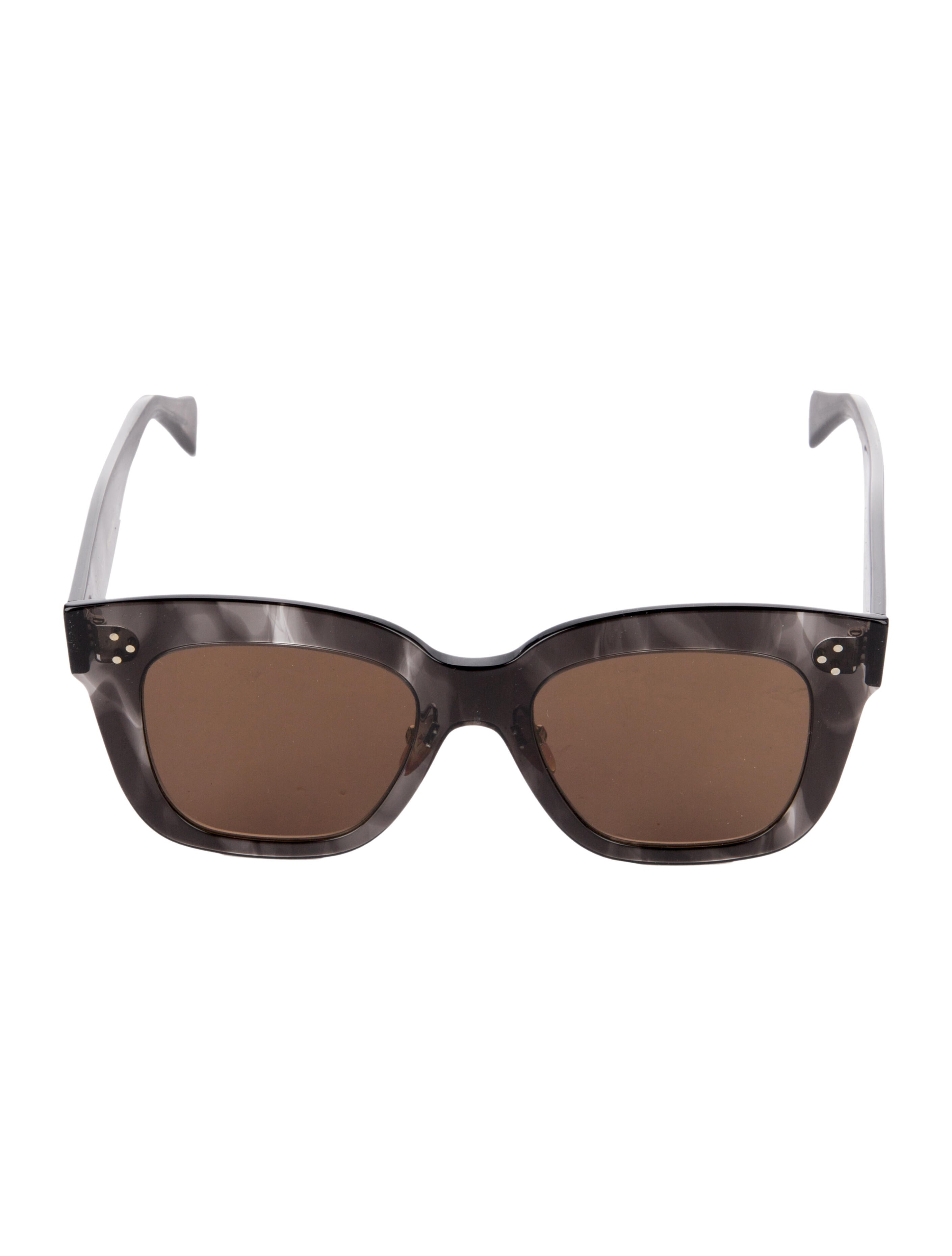 Celine Wayfarer Mirrored Sunglasses