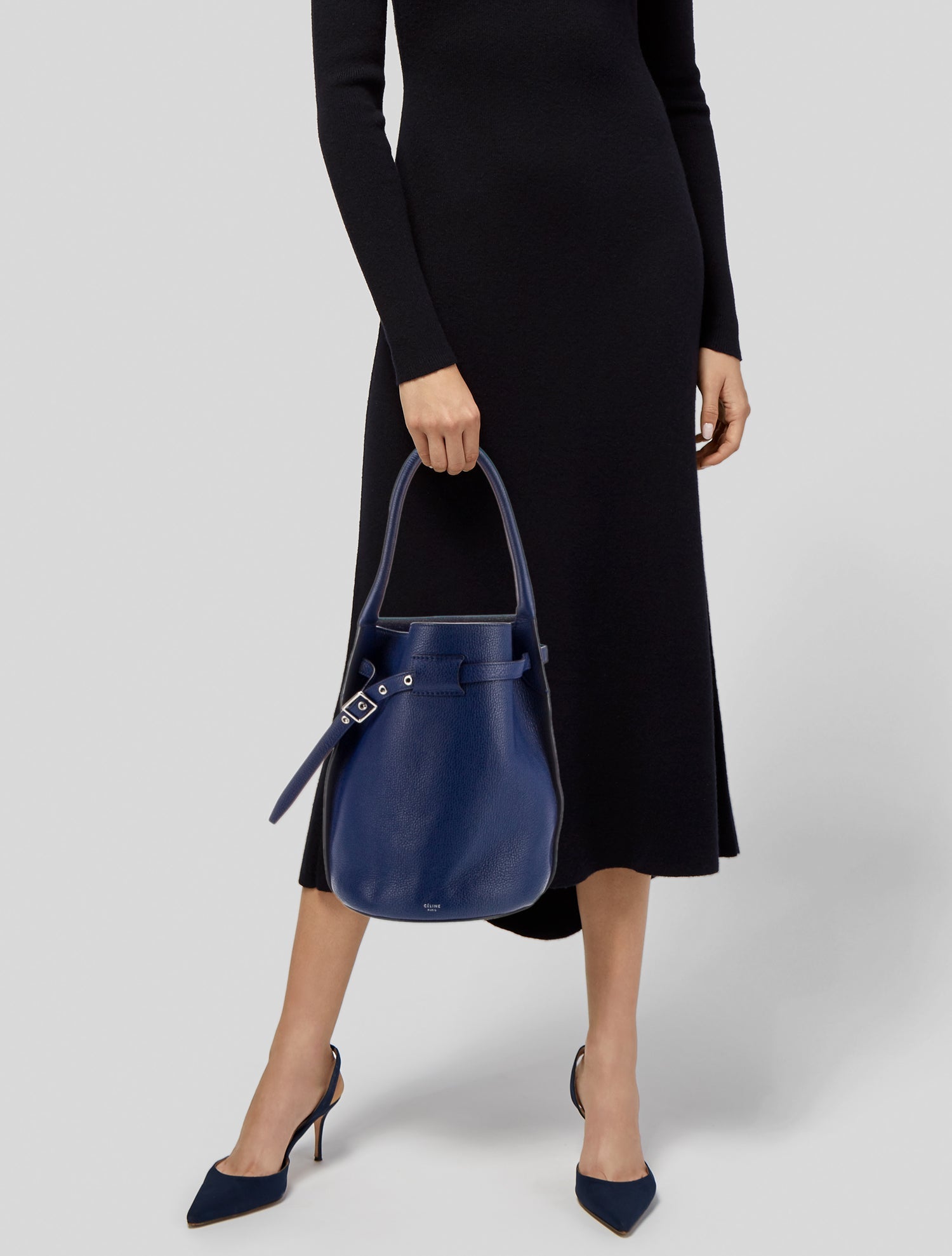 Celine Leather Big Bag Bucket