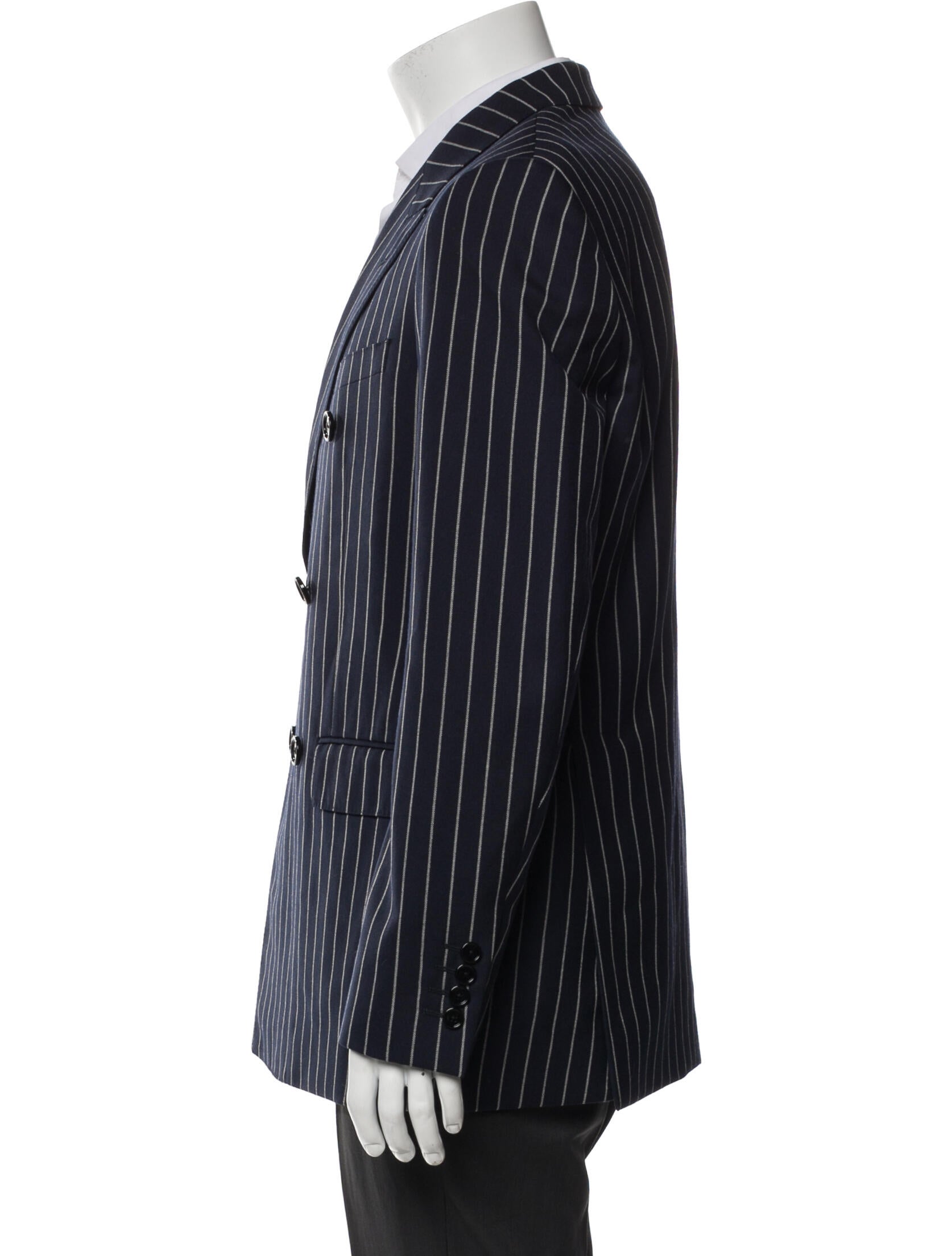 Celine Wool Striped Blazer