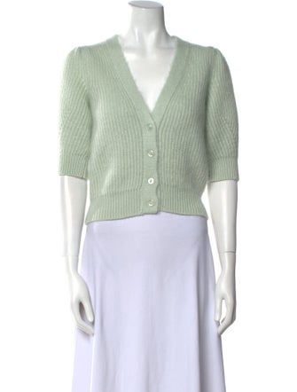 Celine Mohair V-Neck Sweater