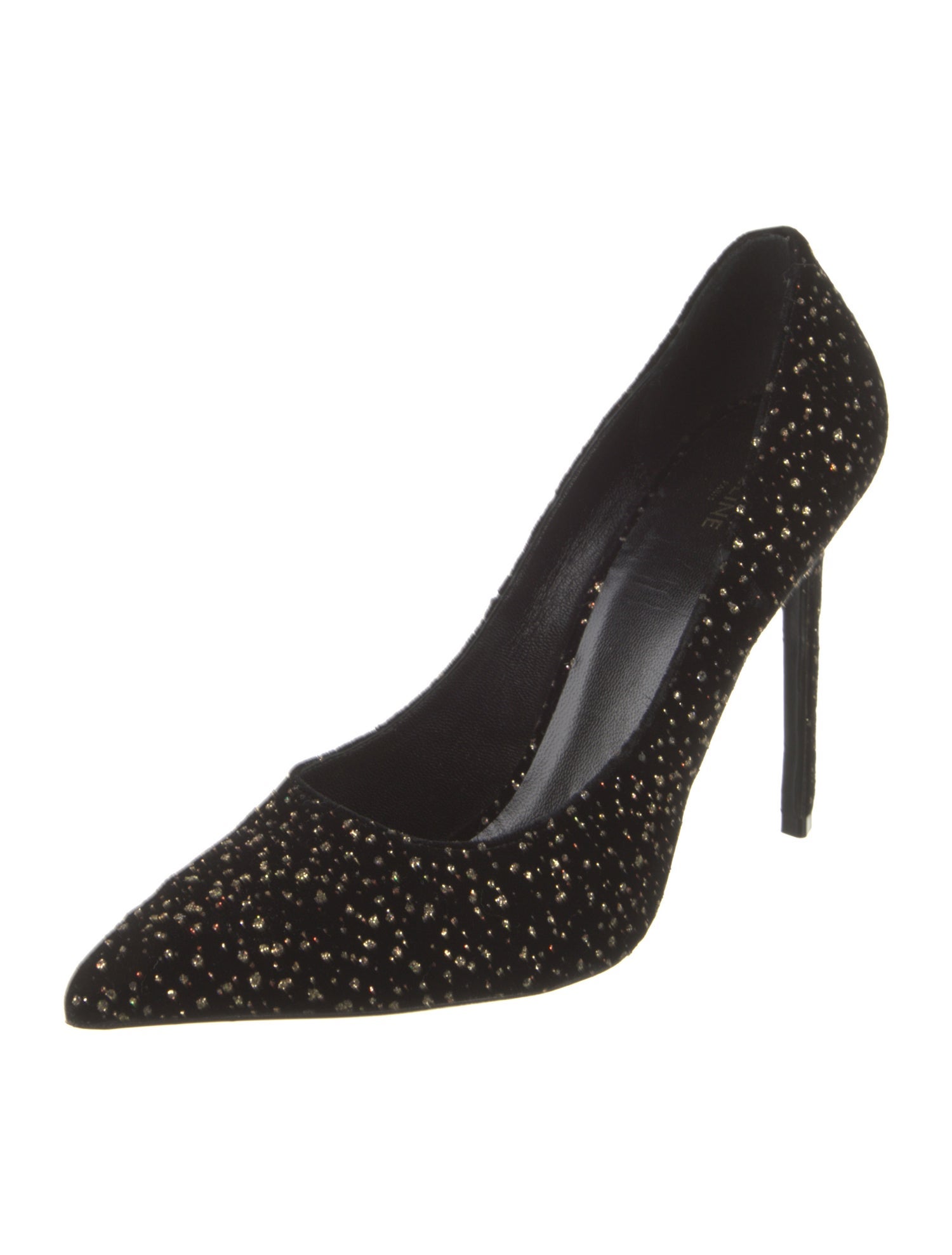 Celine Velvet Printed Pumps