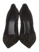 Celine Velvet Printed Pumps