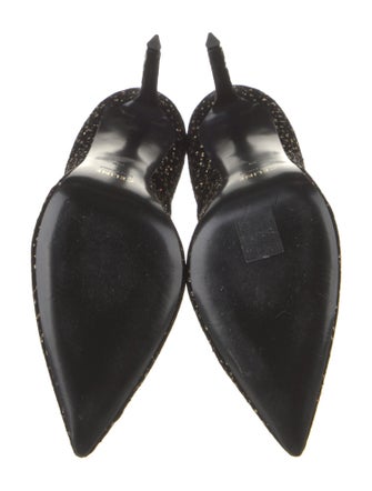 Celine Velvet Printed Pumps