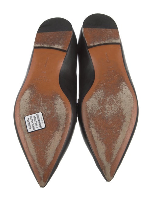 Celine Leather Animal Print Loafers