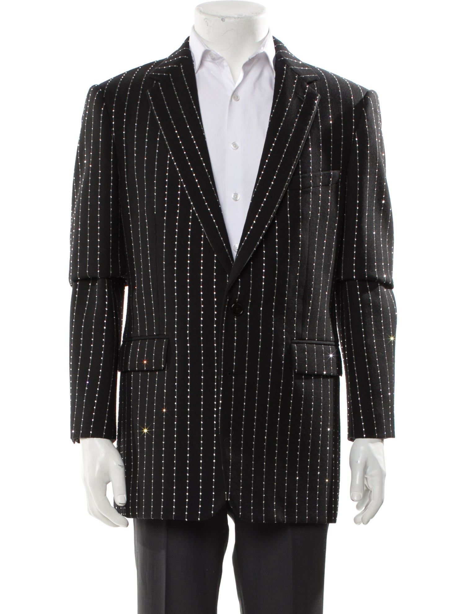 Celine Wool Striped Blazer