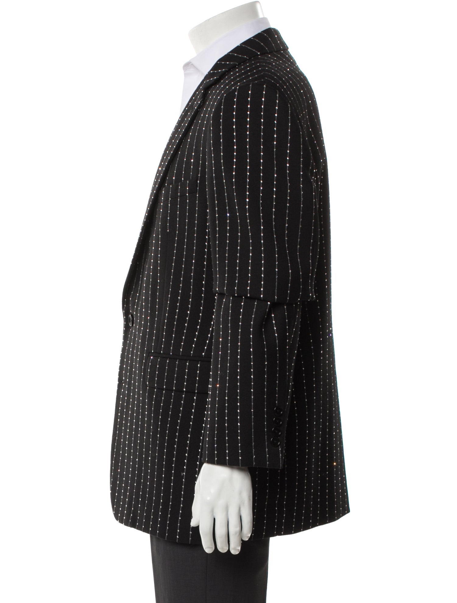 Celine Wool Striped Blazer