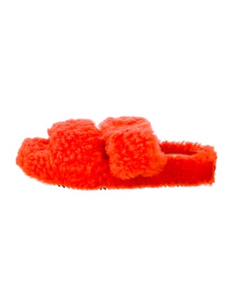 Celine Fur Slides