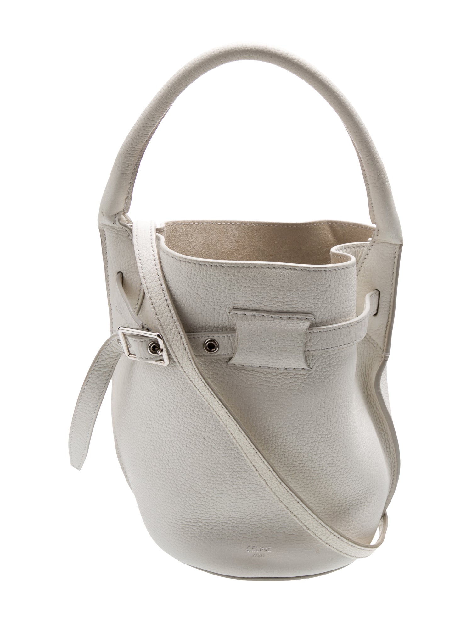 Celine Leather Big Bag Bucket Nano