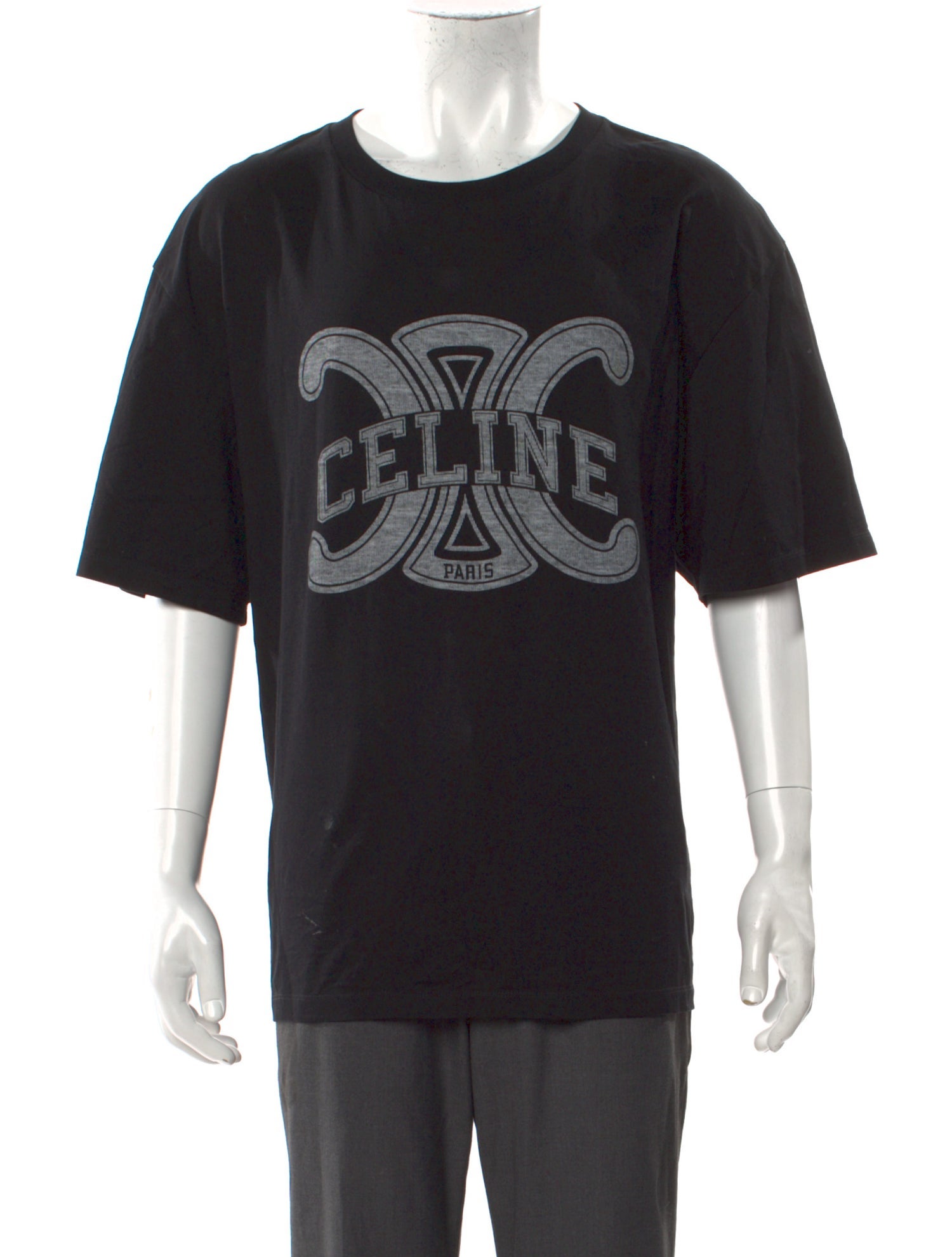 Celine Triomphe Graphic Print T-Shirt