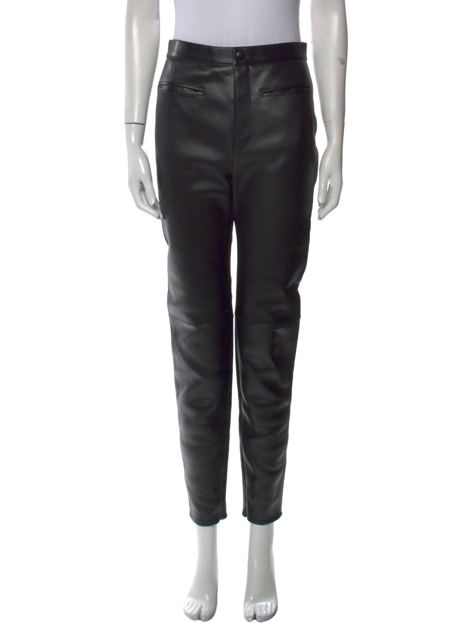Celine Lambskin Skinny Leg Pants