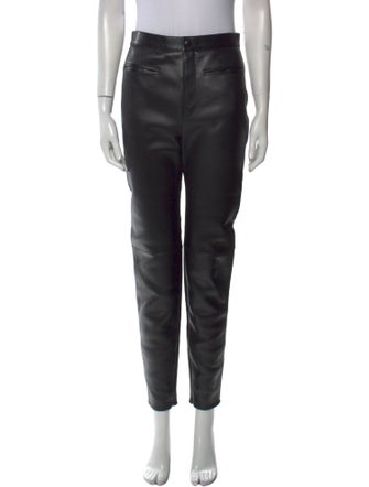 Celine Lambskin Skinny Leg Pants