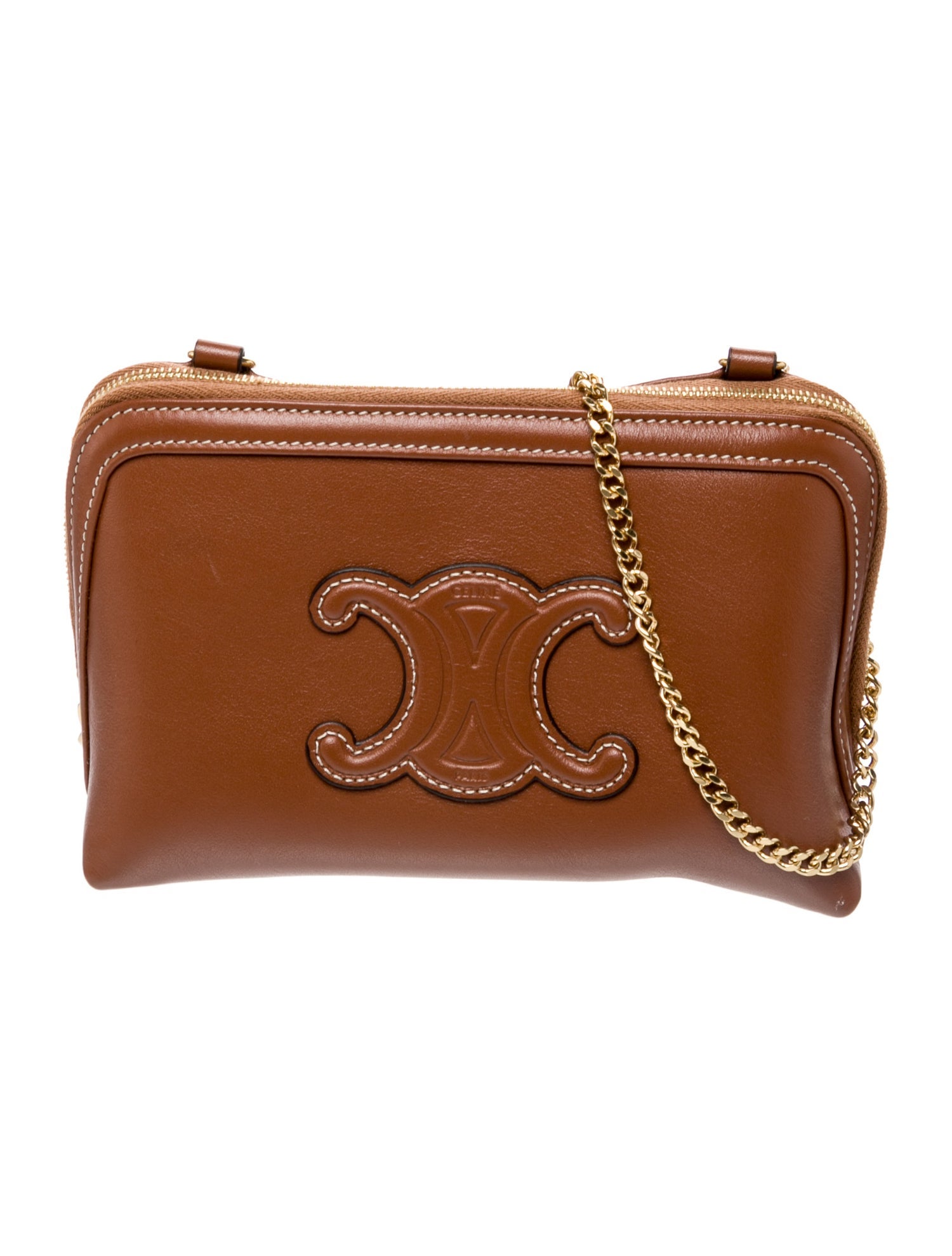 Celine 2022 Medium Couffin Triomphe Bag - Brown Shoulder