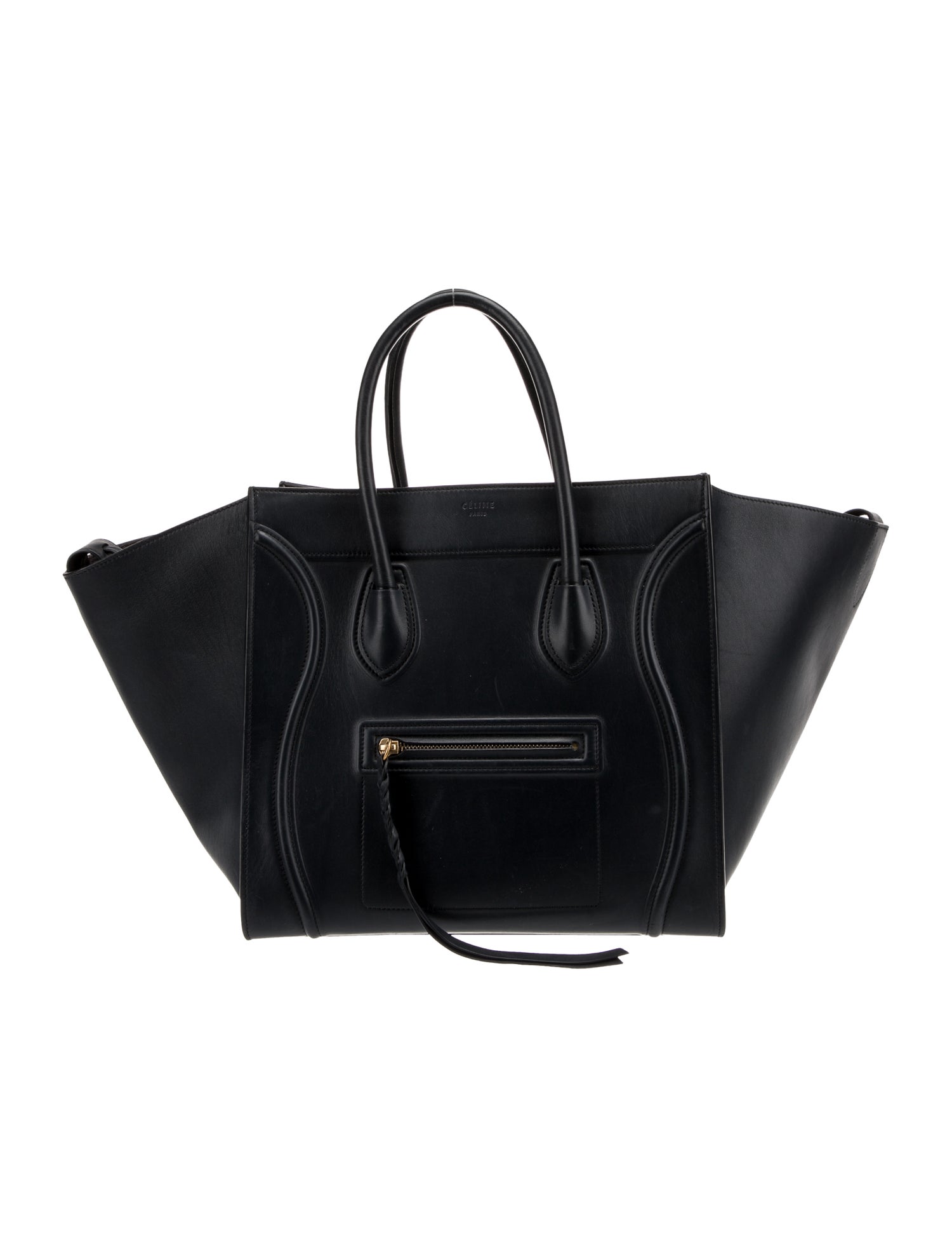 Celine Leather Luggage Phantom Medium