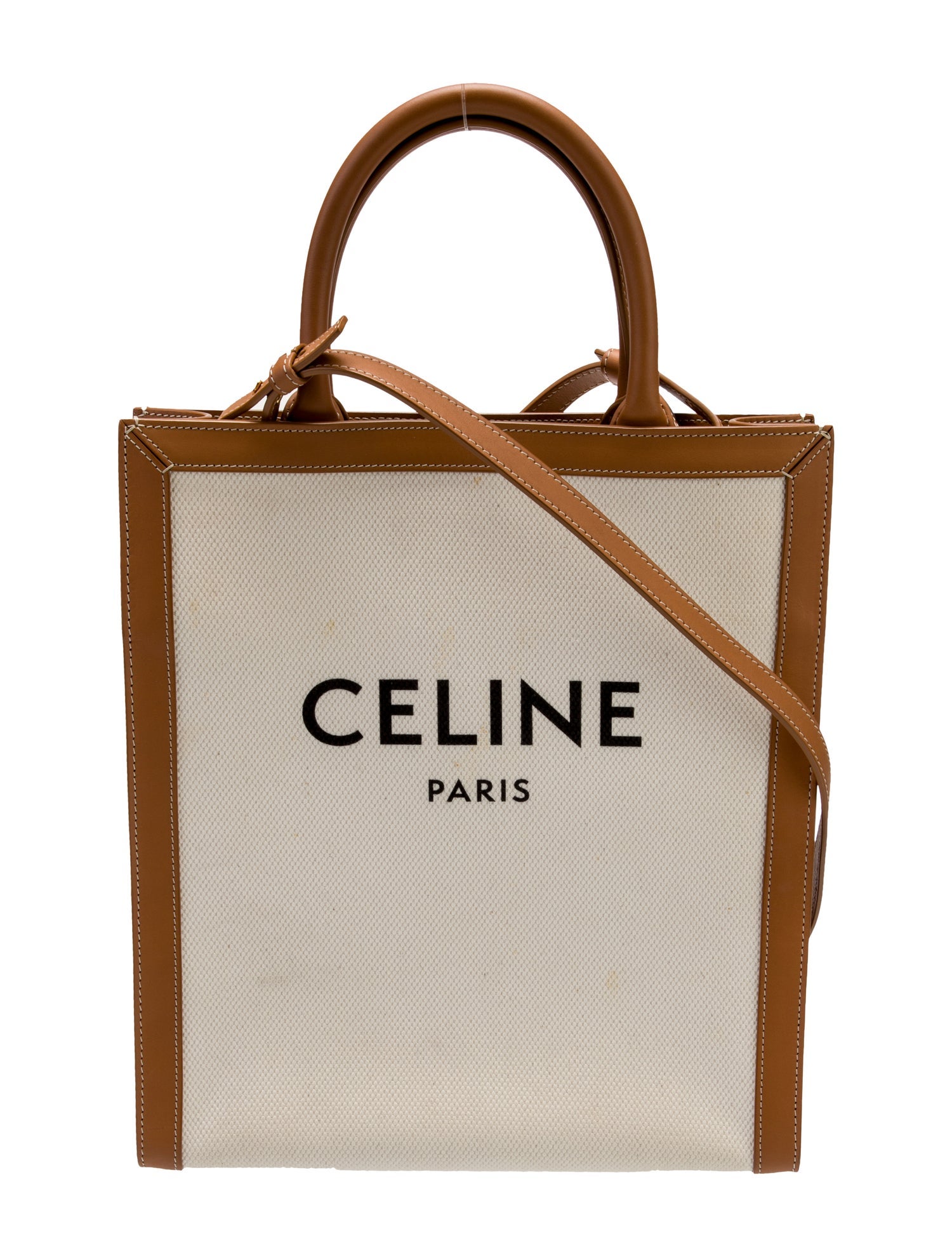 Celine Canvas Vertical Cabas Small