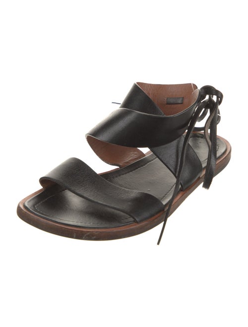 Celine Leather Slingback Sandals