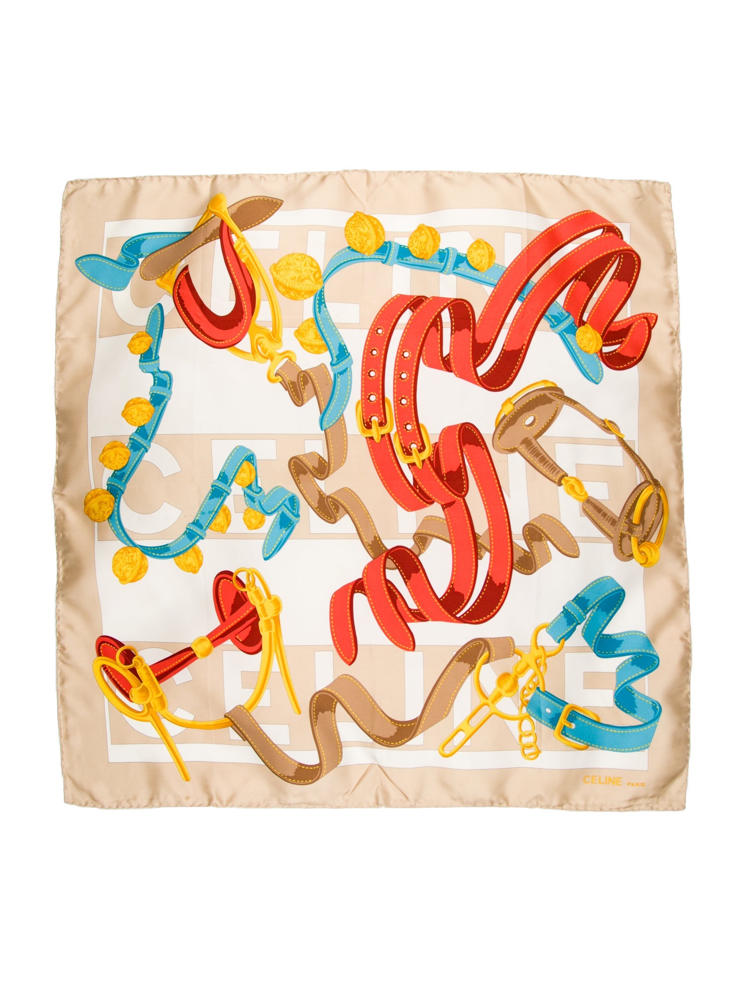 Celine Silk Printed Scarf