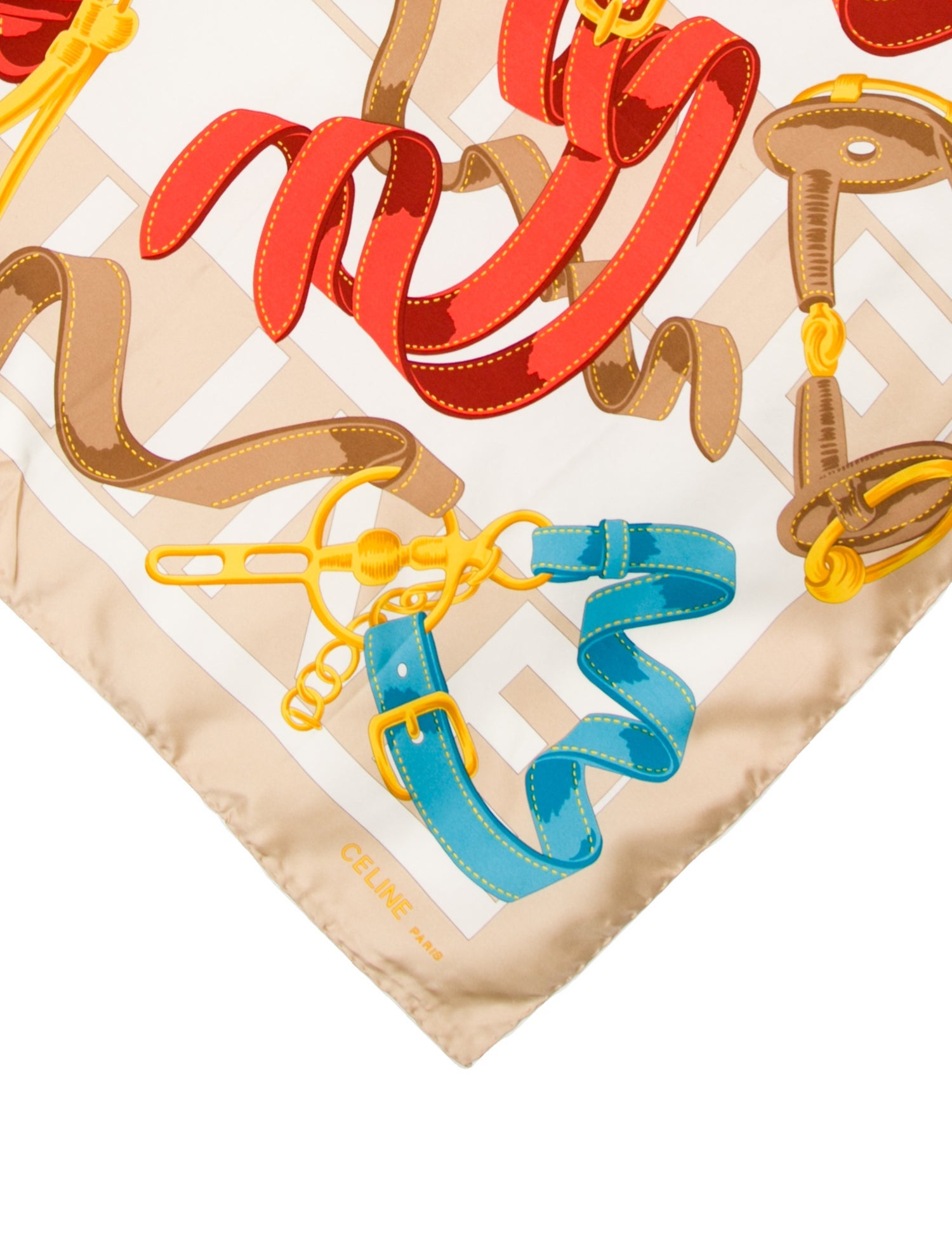 Celine Silk Printed Scarf