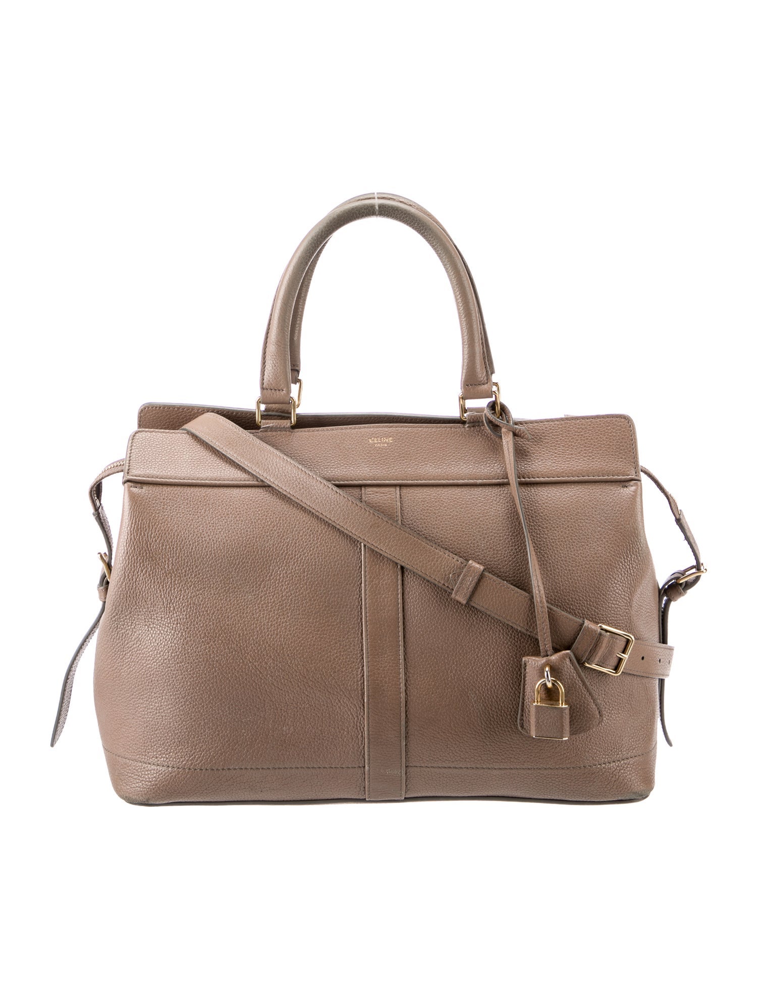 Celine Leather Cabas De France Medium