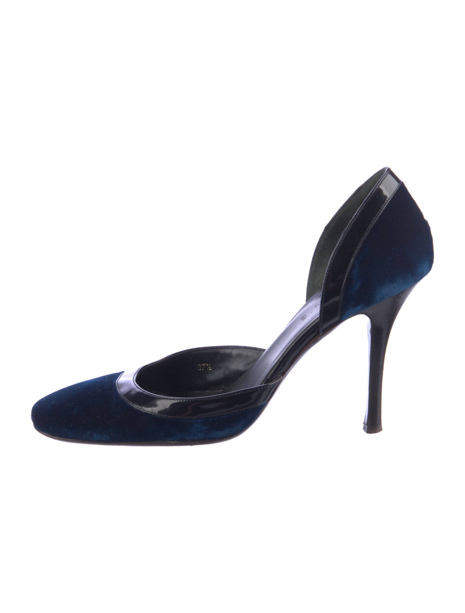 Celine Velvet D'Orsay Pumps