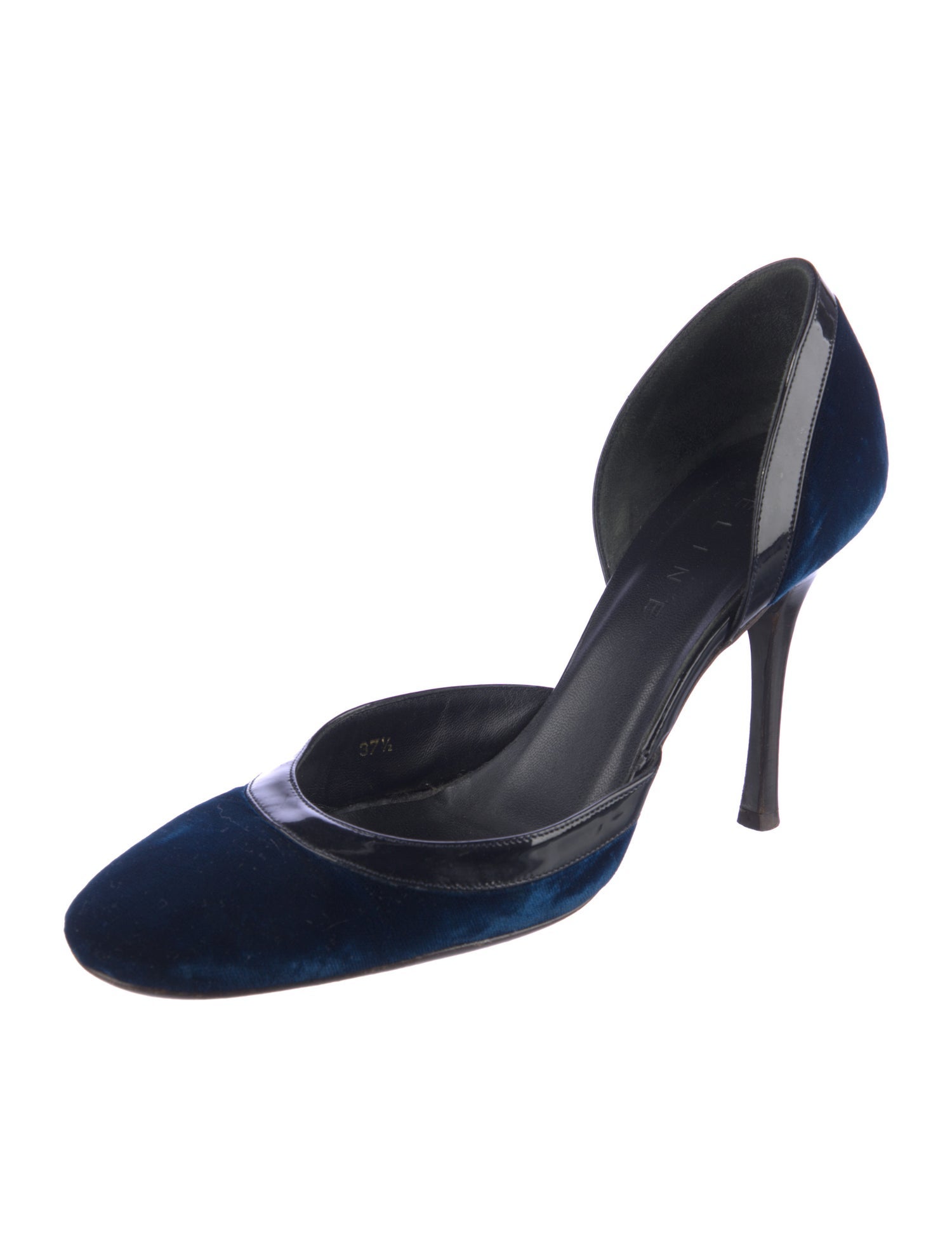 Celine Velvet D'Orsay Pumps