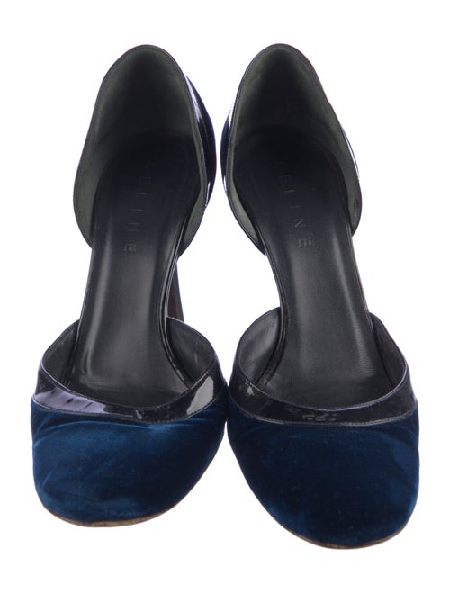 Celine Velvet D'Orsay Pumps