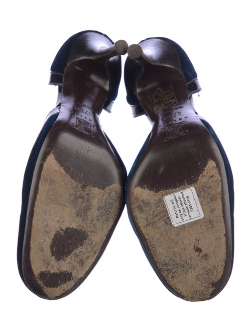 Celine Velvet D'Orsay Pumps