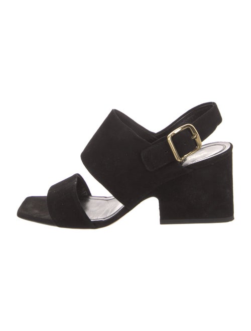 Celine Suede Slingback Sandals