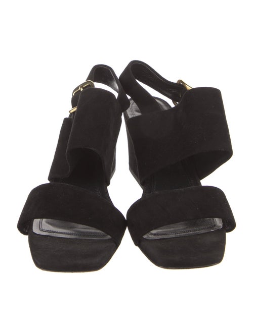 Celine Suede Slingback Sandals