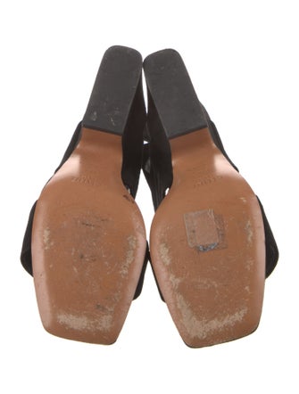Celine Suede Slingback Sandals