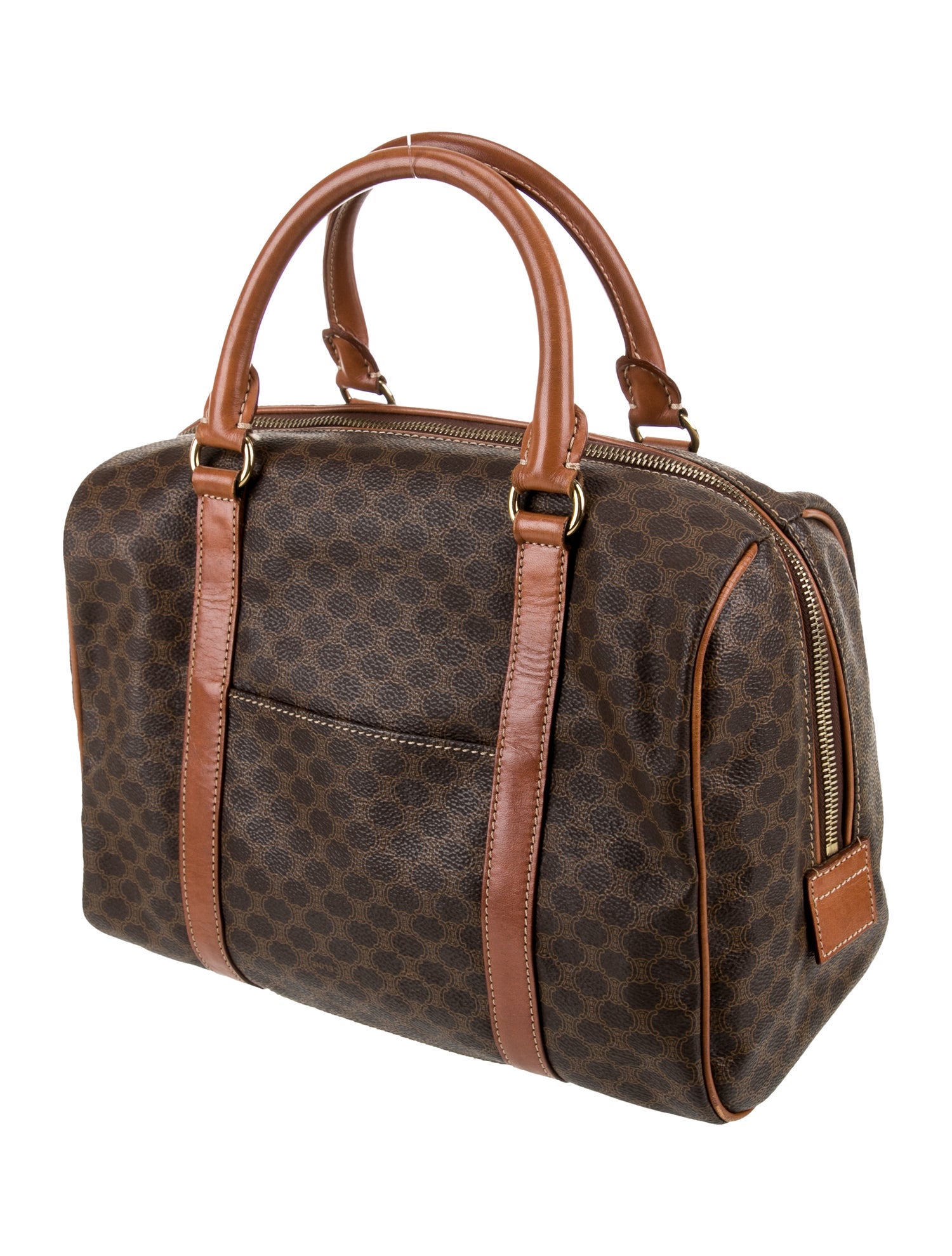 Celine Macadam Top Handle Bag Vintage