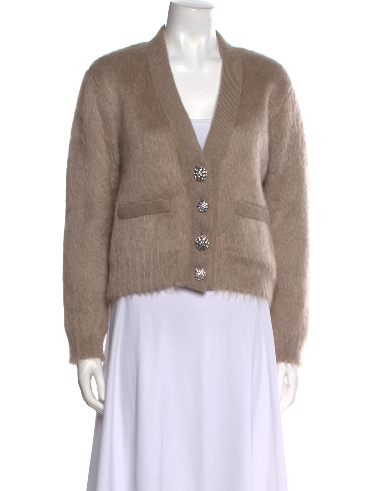 Celine Mohair V-Neck Sweater w/ Tags