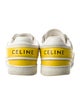 Celine Leather Colorblock Pattern Sneakers